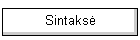 Sintaks